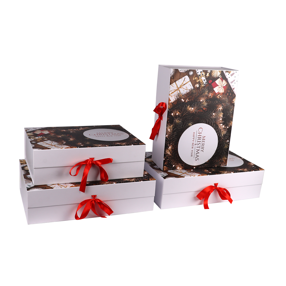 Cajas con Cierre Magnético Navidad